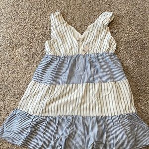 Loft striped sleeveless dress